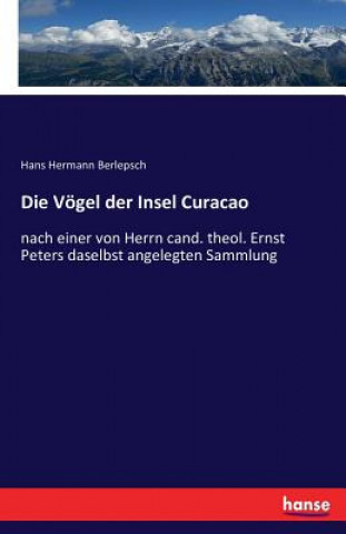 Книга Voegel der Insel Curacao Hans Hermann Berlepsch