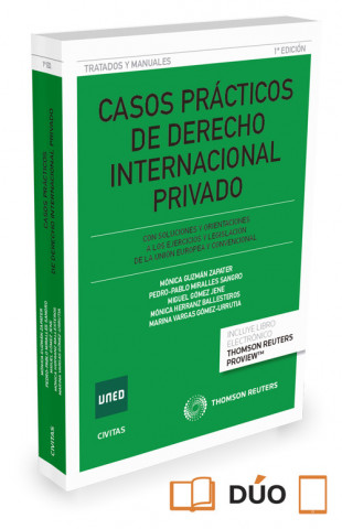 Kniha Casos Prácticos de Derecho Internacional Privado MIGUEL GOMEZ JENE