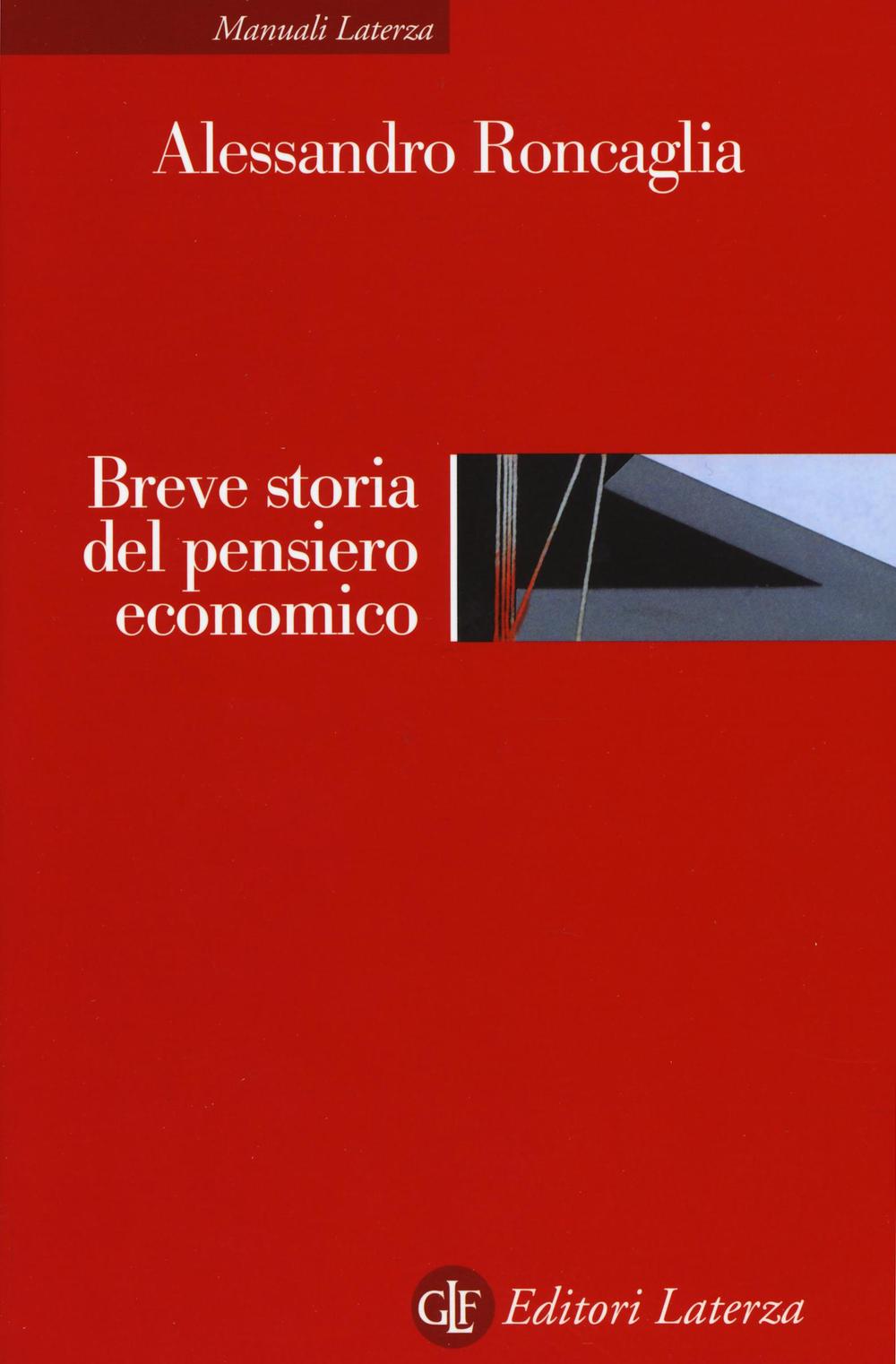 Carte Breve storia del pensiero economico Alessandro Roncaglia