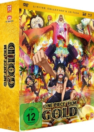 Filmek One Piece Movie 12: Gold 3D. Tl.12, 2 Blu-ray + 1 DVD (Limited Collector's Edition) Hiroaki Miyamoto