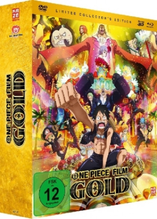 Video One Piece Movie 12: Gold 3D. Tl.12, 2 Blu-ray + 1 DVD (Limited Collector's Edition) Hiroaki Miyamoto