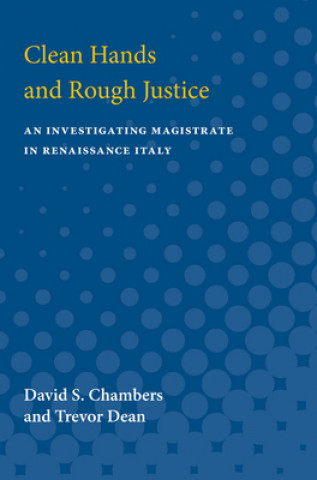 Livre Clean Hands and Rough Justice David S. Chambers