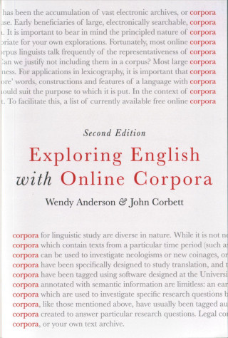 Kniha Exploring English with Online Corpora Wendy Anderson