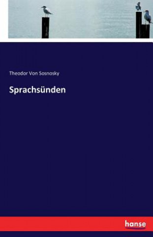 Carte Sprachsunden Theodor Von Sosnosky