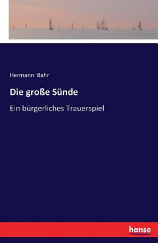 Carte grosse Sunde Hermann Bahr