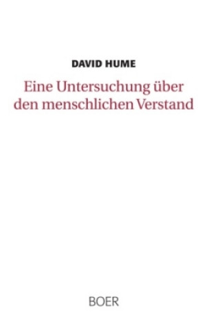 Book Eine Untersuchung über den menschlichen Verstand David Hume