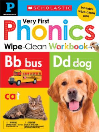 Książka Very First Phonics Pre-K Wipe-Clean Workbook: Scholastic Early Learners (Wipe-Clean) Scholastic