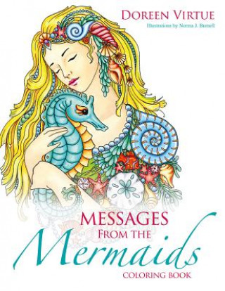Carte Messages from the Mermaids Coloring Book Doreen Virtue