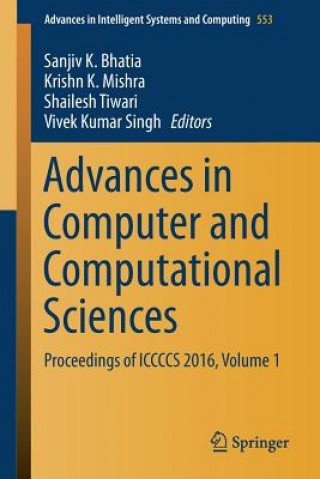 Buch Advances in Computer and Computational Sciences Sanjiv K. Bhatia