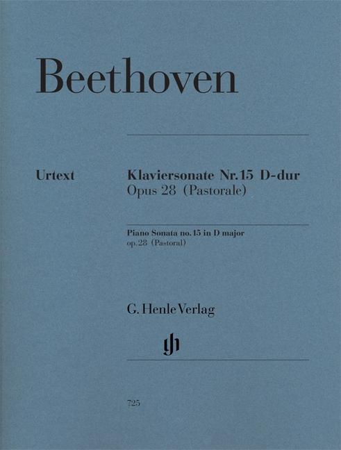 Kniha Beethoven, Ludwig van - Klaviersonate Nr. 15 D-dur op. 28 (Pastorale) Ludwig van Beethoven