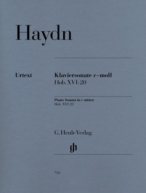 Kniha Klaviersonate c-moll Hob. XVI:20 Joseph Haydn