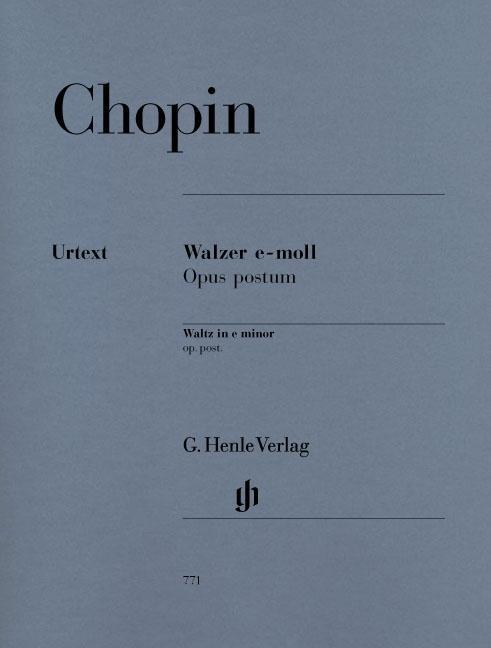 Книга Walzer e-moll op. post. Frédéric Chopin