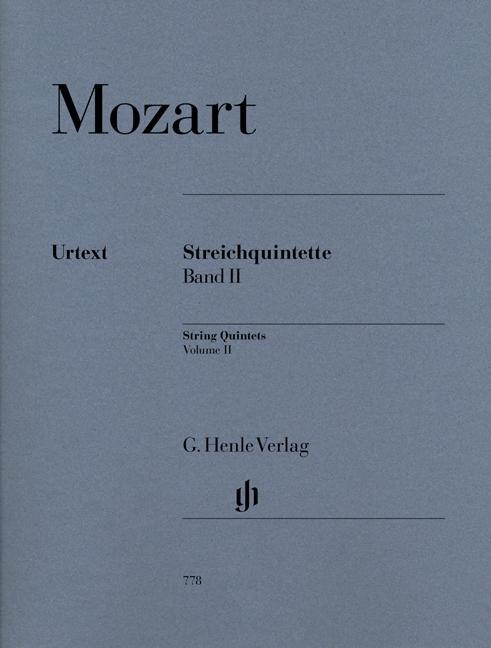 Könyv Streichquintette Band II Wolfgang Amadeus Mozart