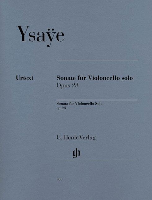 Carte Sonate für Violoncello solo op. 28 Eug?ne Ysaye