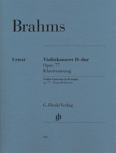 Carte Brahms, Johannes - Violinkonzert D-dur op. 77 Johannes Brahms
