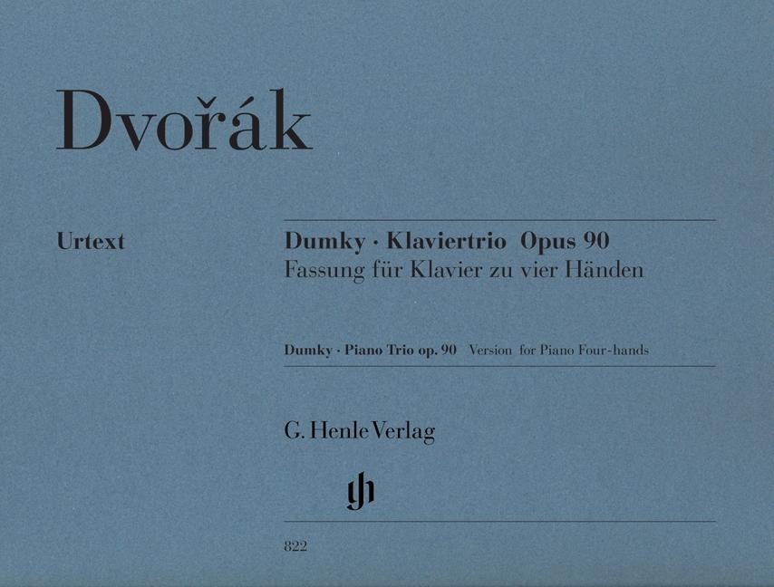 Carte Dumky Klaviertrio op. 90 Antonín Dvorák