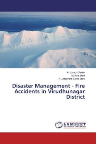 Kniha Disaster Management - Fire Accidents in Virudhunagar District A. Joseph Xavier