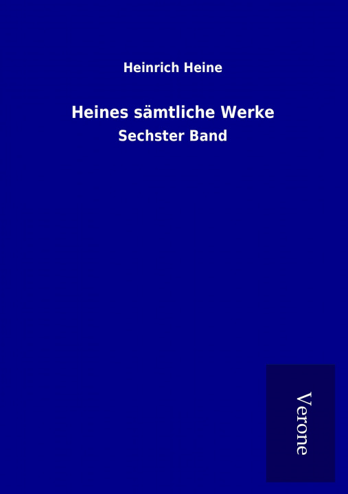 Book Heines sämtliche Werke Heinrich Heine