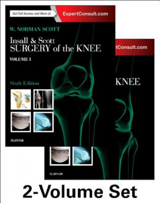 Carte Insall & Scott Surgery of the Knee, 2-Volume Set W. Norman Scott