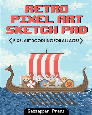 Carte Retro Pixel Art Sketch Pad Gazzapper Press