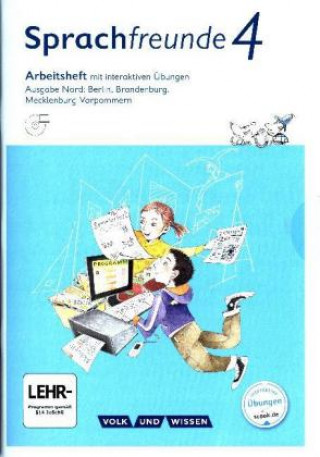 Książka Sprachfreunde 4. Schuljahr - Ausgabe Nord (Berlin, Brandenburg, Mecklenburg-Vorpommern) - Arbeitsheft mit interaktiven Übungen auf scook.de Katrin Junghänel