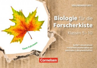 Gra/Zabawka Biologie für die Forscherkiste Klassen 5-10. 36 Lernkarten Timm Fuhrmann