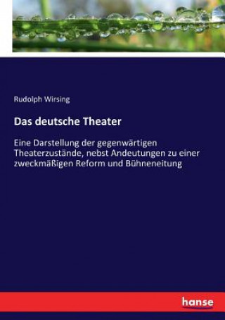 Kniha deutsche Theater Rudolph Wirsing