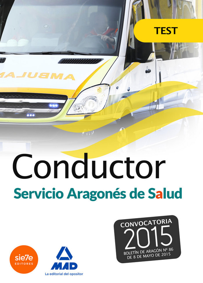 Kniha Conductores del Servicio Aragonés de Salud (SALUD-Aragón). Test 