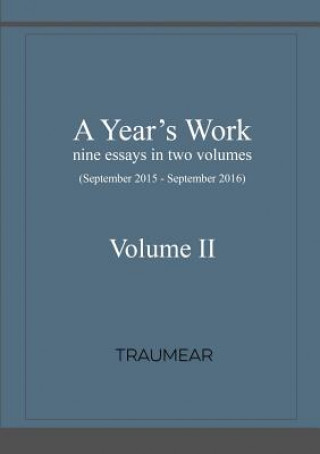 Livre Year's Work Volume II Traumear