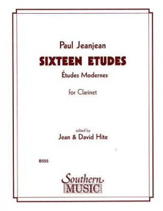 Książka 16 ETUDES Paul Jeanjean
