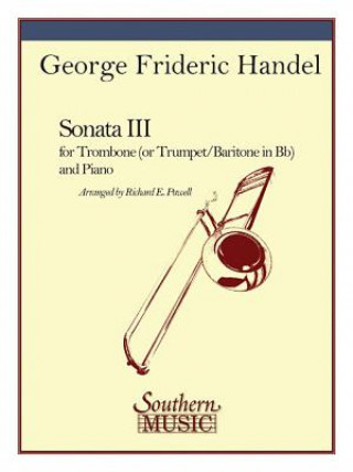 Kniha SONATA NO 3 George Frideric Handel