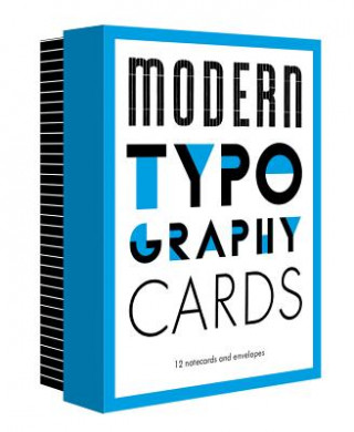 Tiskovina Modern Typography Notecards Princeton Architectural Press