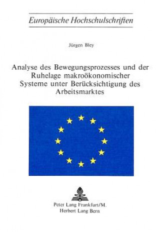 Kniha Analyse des Bewegungsprozesses und der Ruhelage makrooekonomischer Systeme unter Beruecksichtigung des Arbeitsmarktes Jürgen Bley