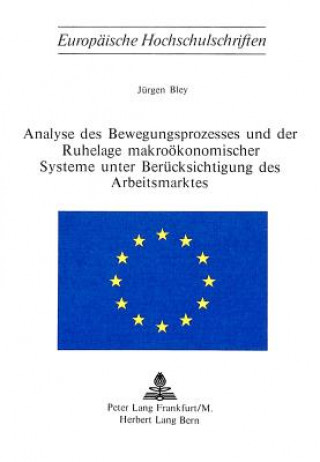 Könyv Analyse des Bewegungsprozesses und der Ruhelage makrooekonomischer Systeme unter Beruecksichtigung des Arbeitsmarktes Jürgen Bley