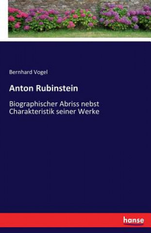 Könyv Anton Rubinstein Bernhard Vogel