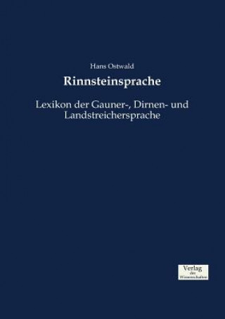 Книга Rinnsteinsprache Hans Ostwald