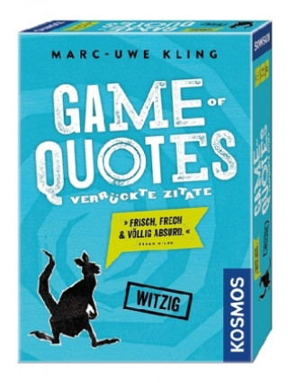 Hra/Hračka Game of Quotes - Verrückte Zitate Marc-Uwe Kling