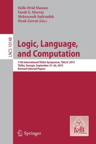 Carte Logic, Language, and Computation Helle Hvid Hansen