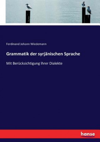 Libro Grammatik der syrjanischen Sprache Ferdinand Johann Wiedemann