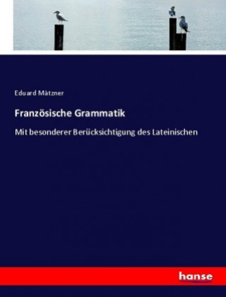 Kniha Franzoesische Grammatik Eduard Mätzner