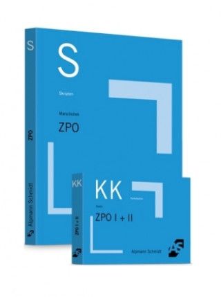 Книга Paket Marschollek, Skript ZPO + Haack, Karteikarten ZPO I + II Günter Marschollek