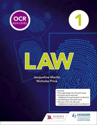 Könyv OCR AS/A Level Law Book 1 Jacqueline Martin