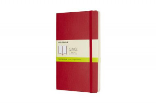 Carte Moleskine Scarlet Red Large Plain Notebook Soft Moleskine