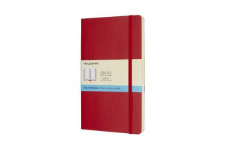 Buch Moleskine Scarlet Red Large Dotted Notebook Soft Moleskine