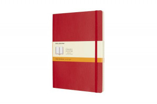 Carte Moleskine Scarlet Red Extra Large Ruled Notebook Soft Moleskine