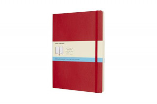 Könyv Moleskine Scarlet Red Extra Large Dotted Notebook Soft Moleskine