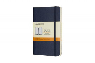 Carte Moleskine Sapphire Blue Pocket Ruled Notebook Soft Moleskine