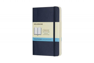 Kniha Moleskine Sapphire Blue Pocket Dotted Notebook Soft Moleskine