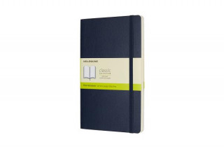 Book Moleskine Sapphire Blue Large Plain Notebook Soft Moleskine