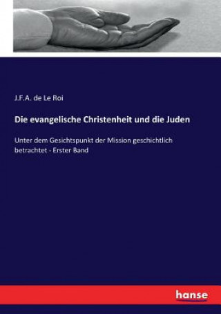 Carte evangelische Christenheit und die Juden Le Roi J.F.A. de Le Roi